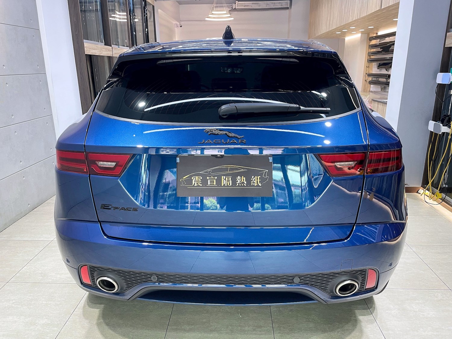 新北震宣汽車隔熱紙-Jaguar E‑PACE-前檔隔熱紙FSK冰鑽F45-車窗隔熱紙FSK冰鑽F30.F20